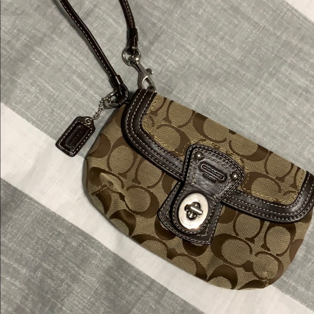 Coach Sig Wristlet